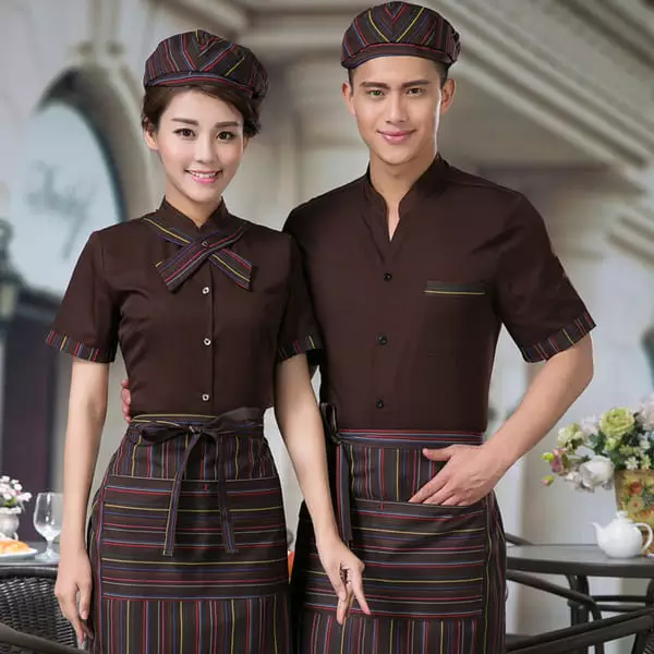 Đồng phục bưng bê nhà hàng quán ăn waitresses - UVI - Chuyên ...