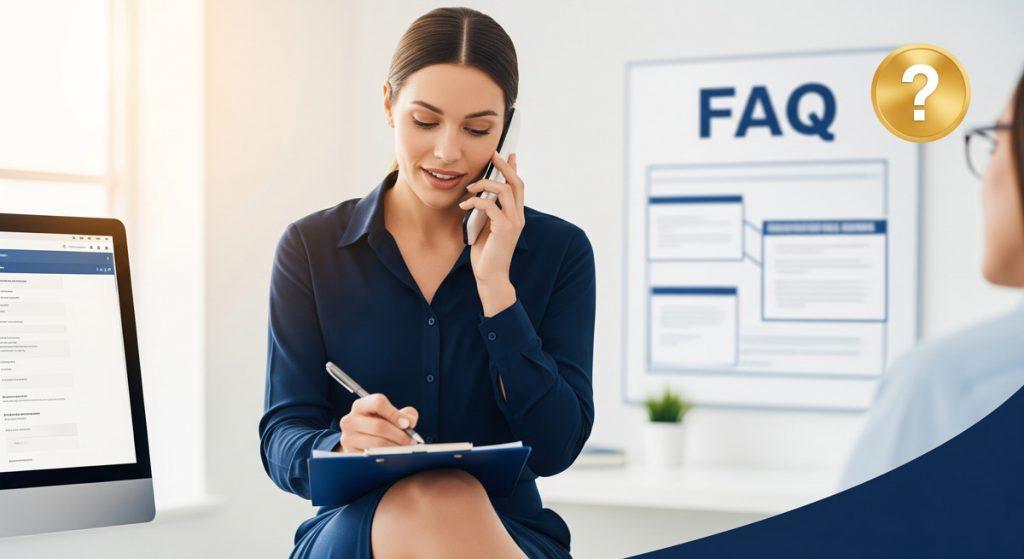Nhân viên Aristino Uniform tư vấn giải đáp câu hỏi về quy trình đặt may đồng phục