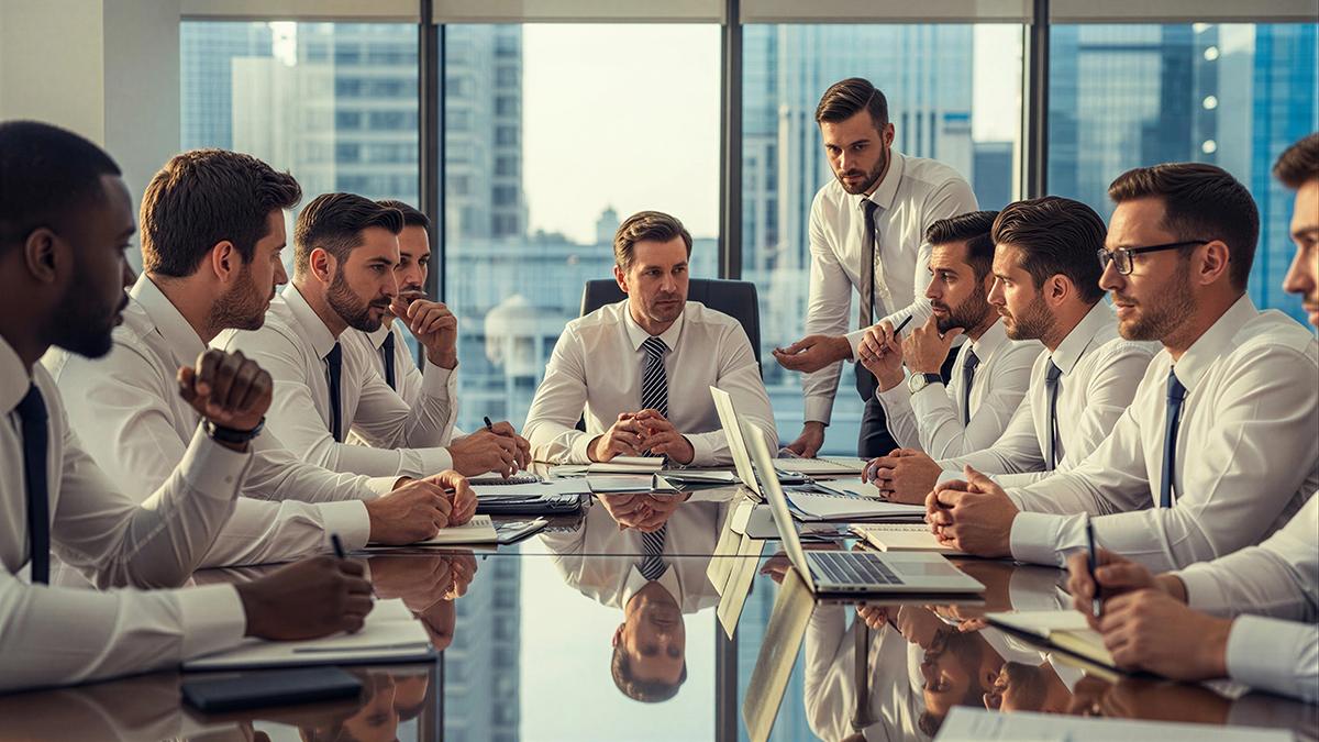 Đồng phục sơ mi cao cấp cho ban lãnh đạo tập đoàn.