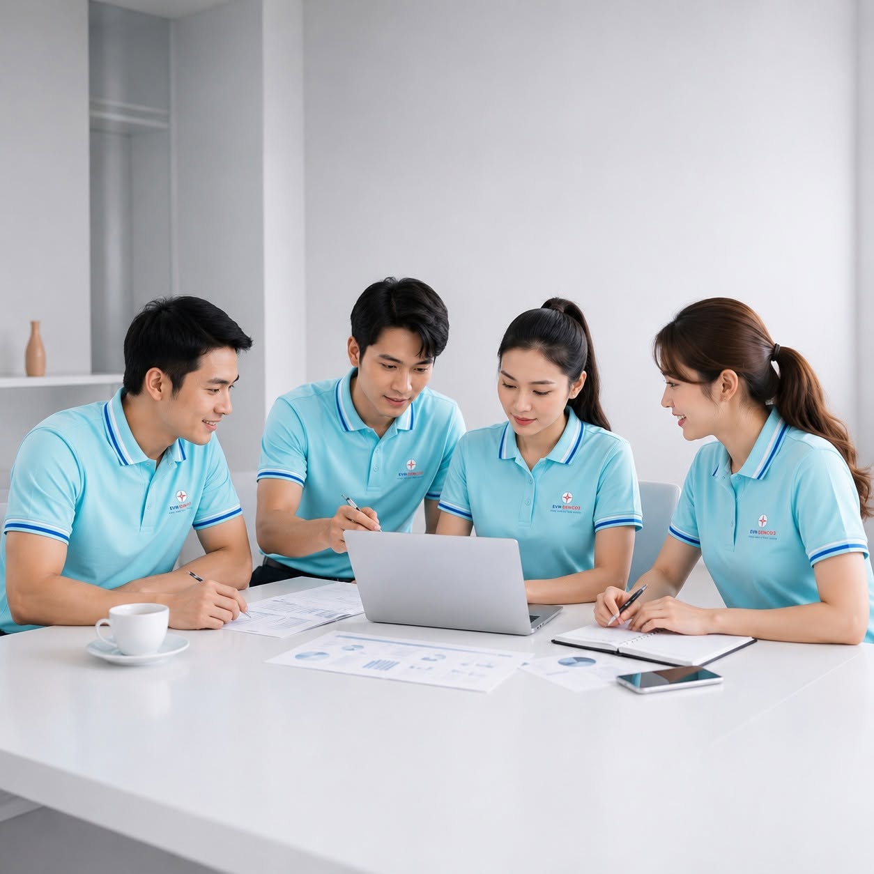 áo polo đồng phục ngân hàng