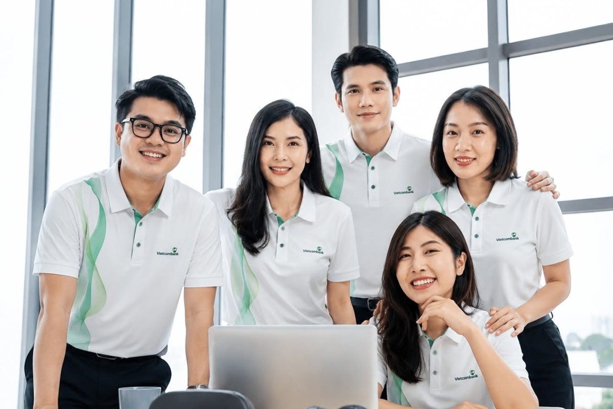 áo polo đồng phục ngân hàng