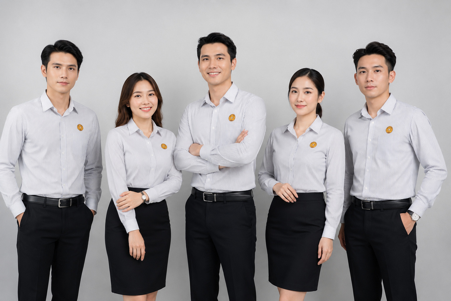 áo sơ mi đồng phục ngân hàng