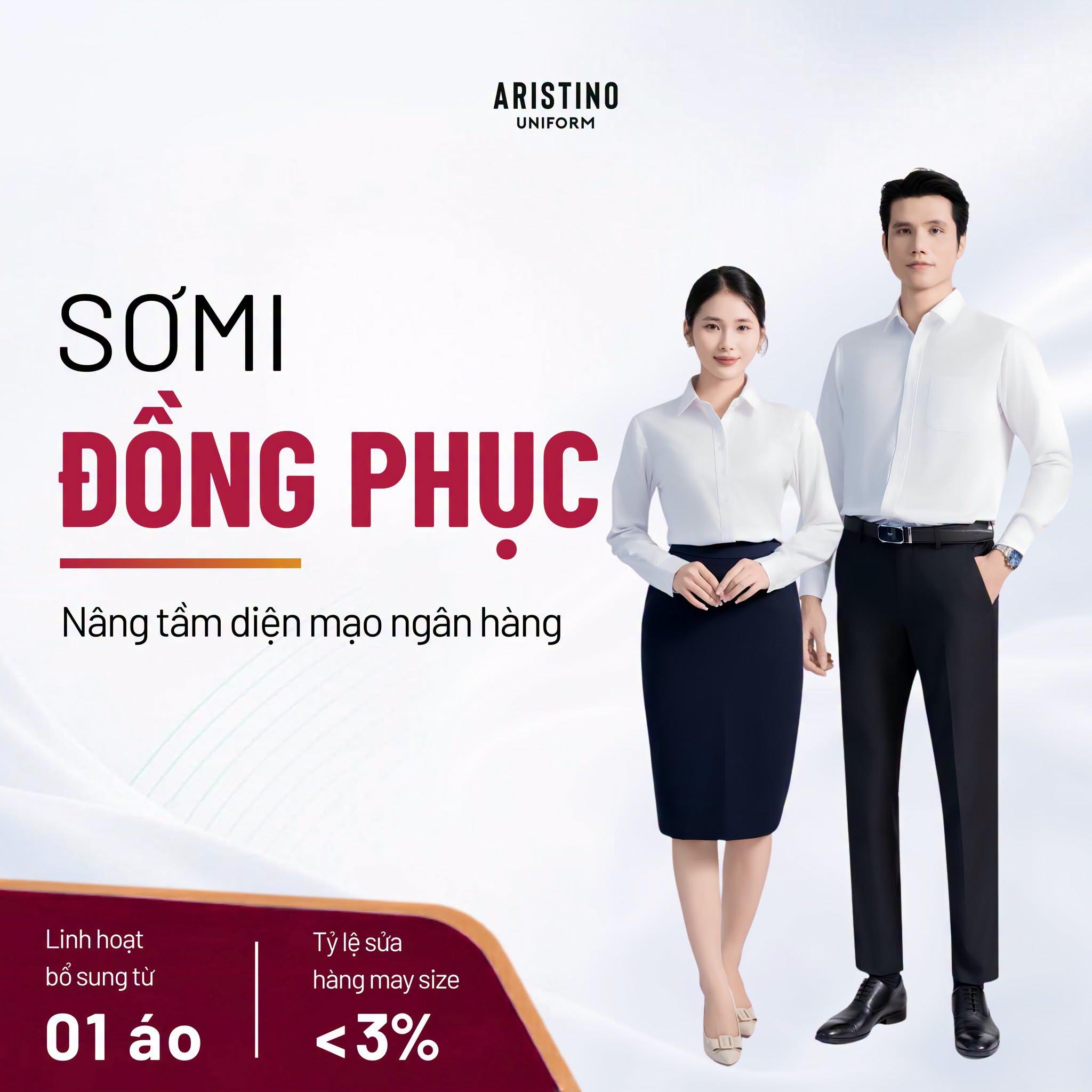 áo sơ mi đồng phục ngân hàng