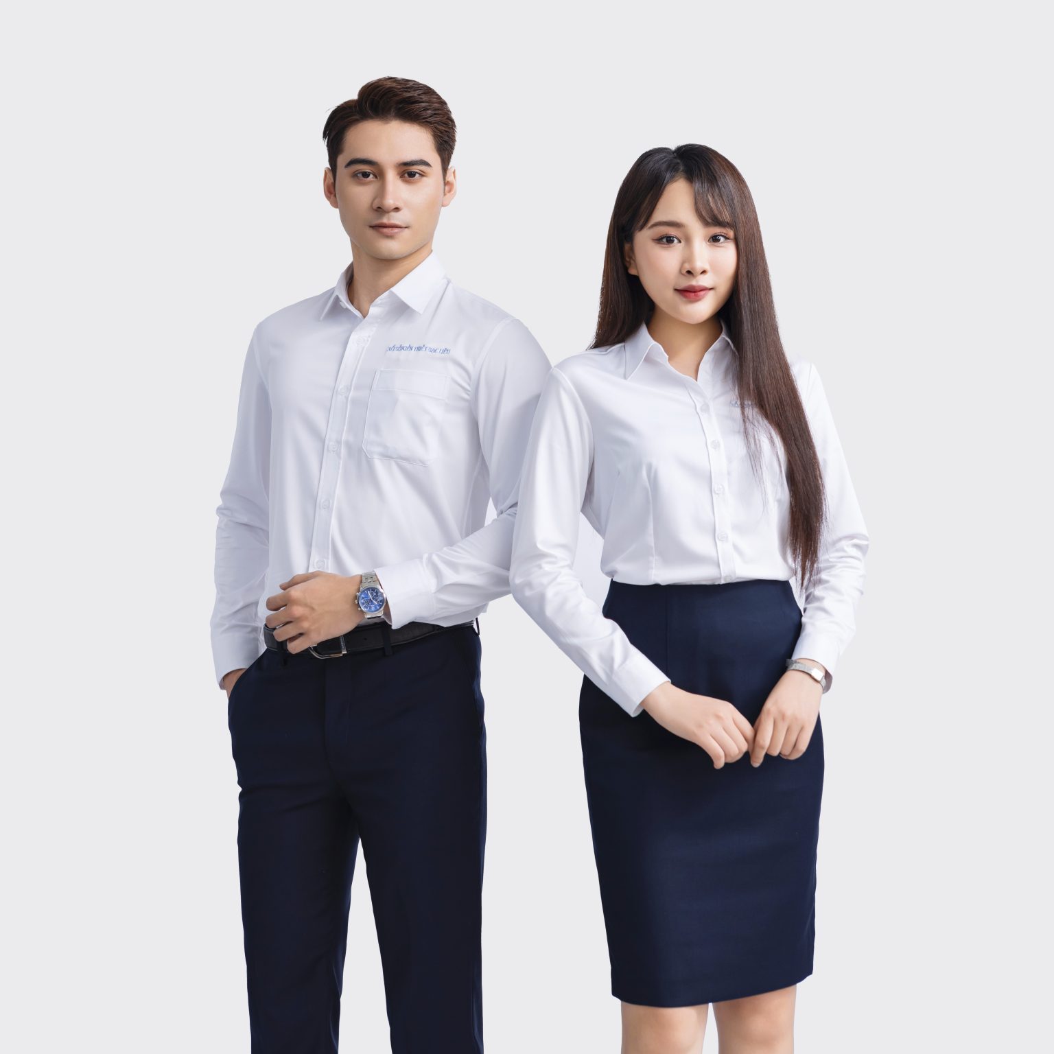 áo sơ mi đồng phục ngân hàng