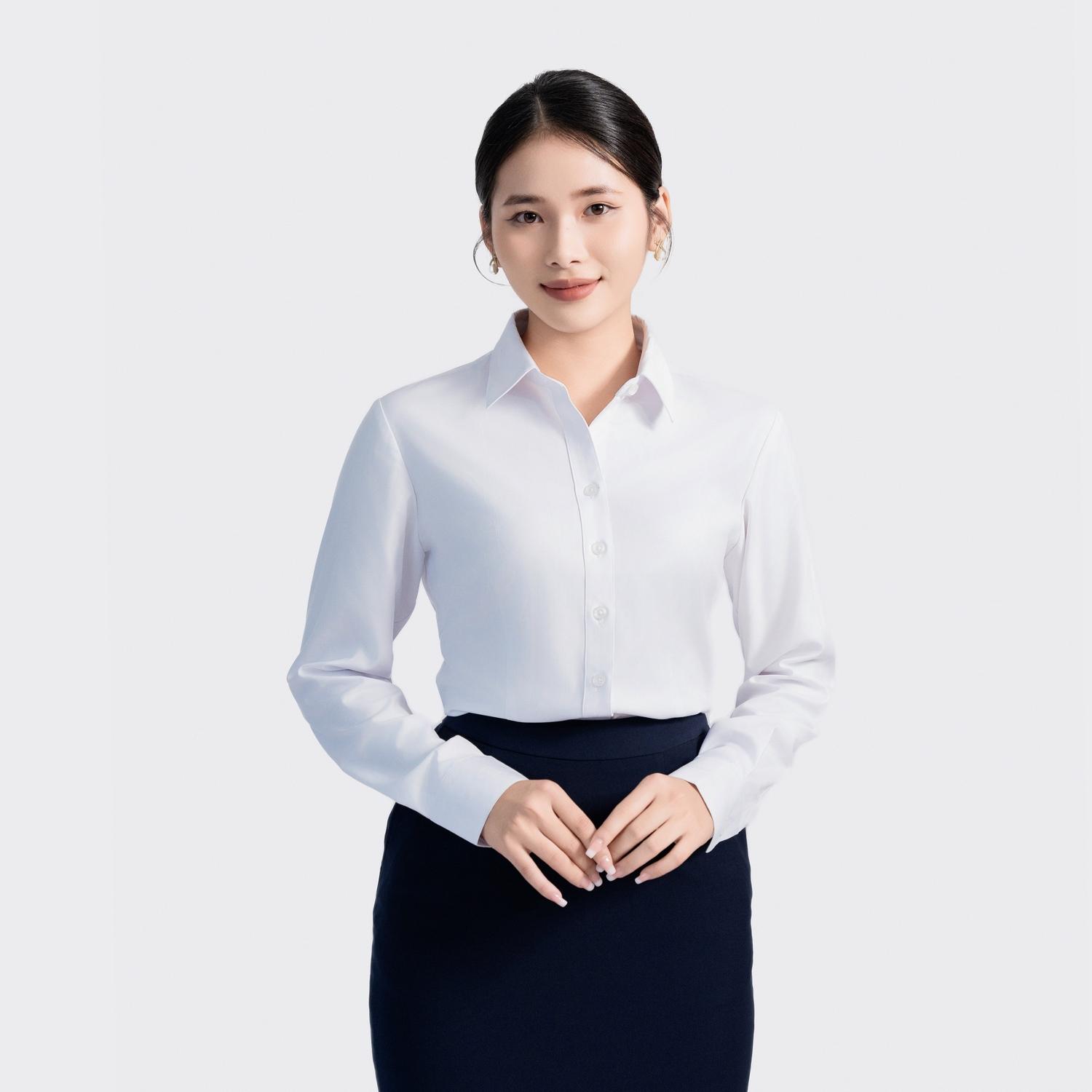 đồng phục áo sơ mi dài tay đẹp