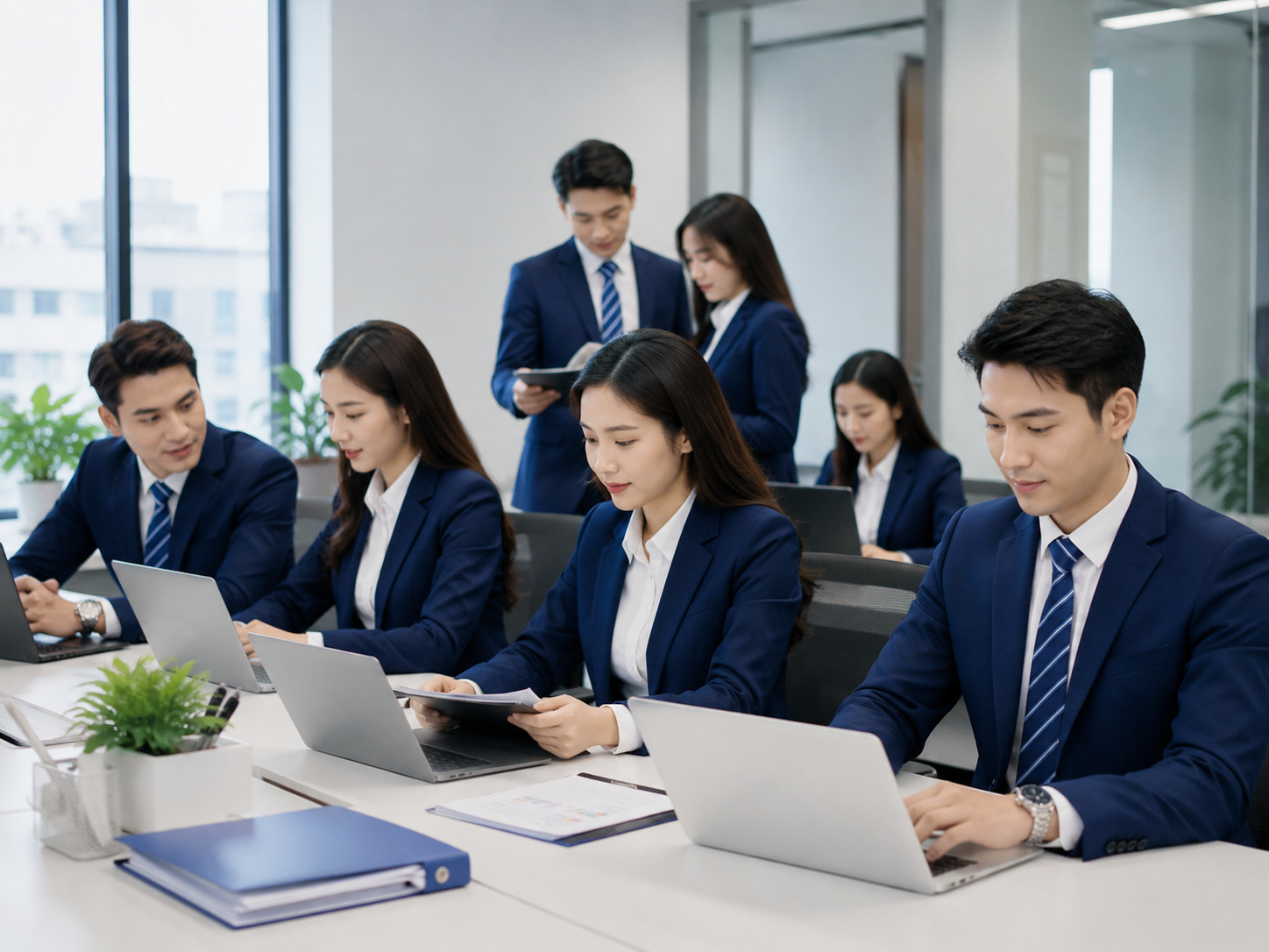 đồng phục vest ngân hàng tại Hà Nội