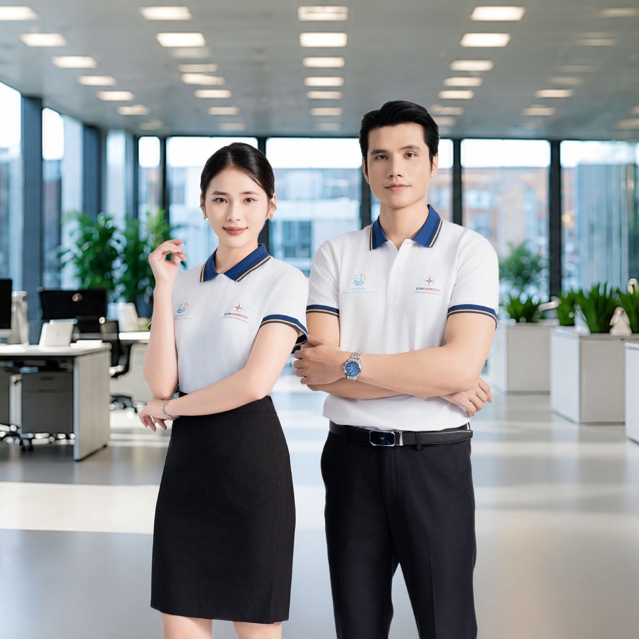 mẫu áo polo đồng phục