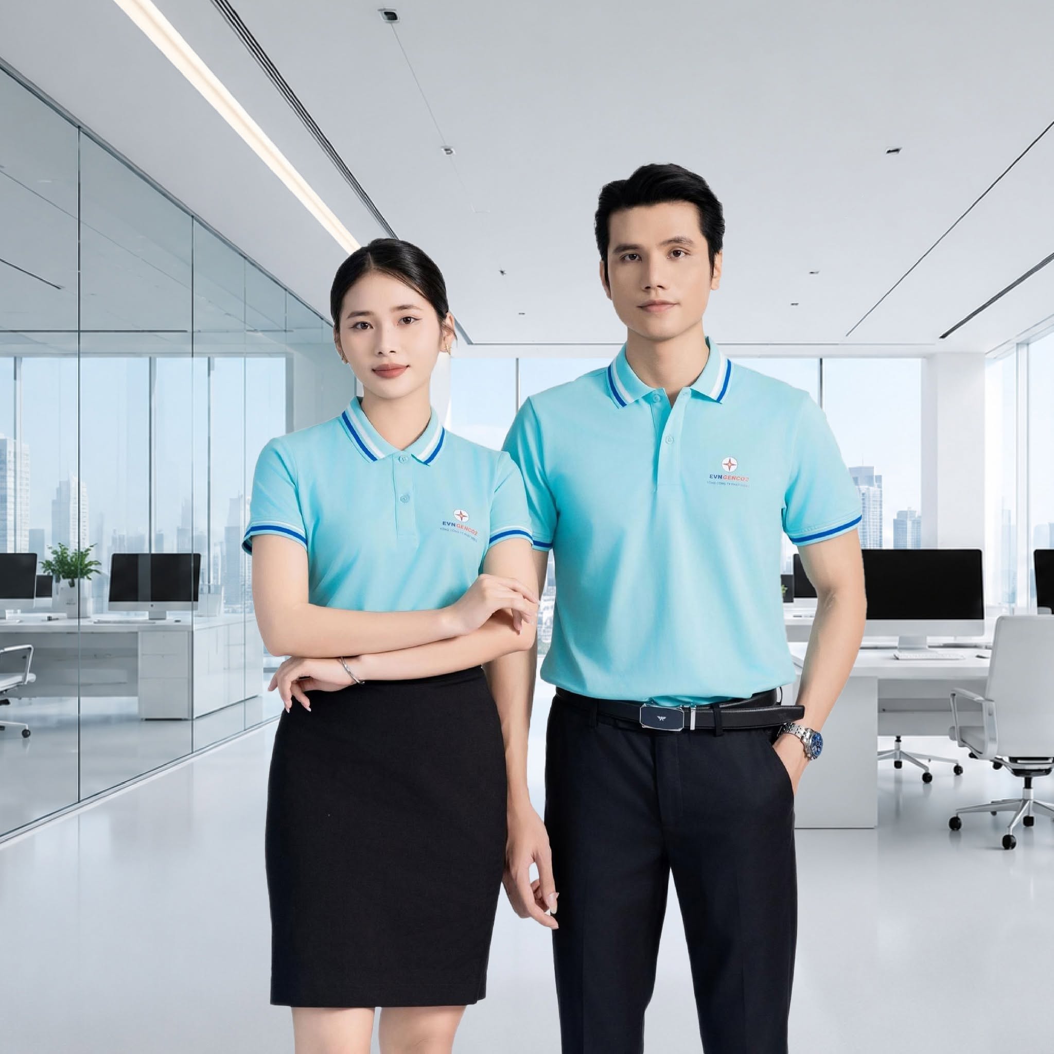mẫu áo polo đồng phục