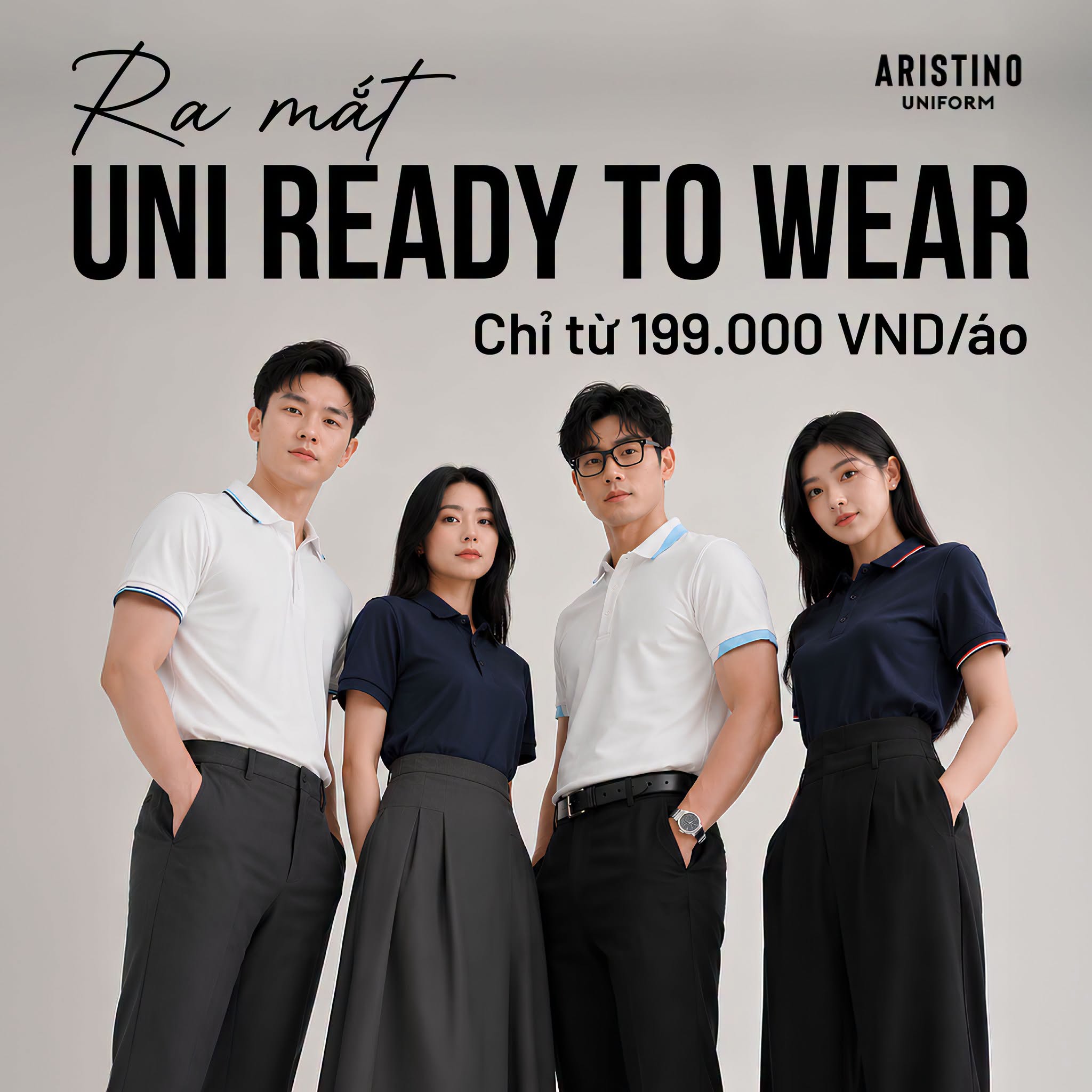 mẫu áo polo đồng phục