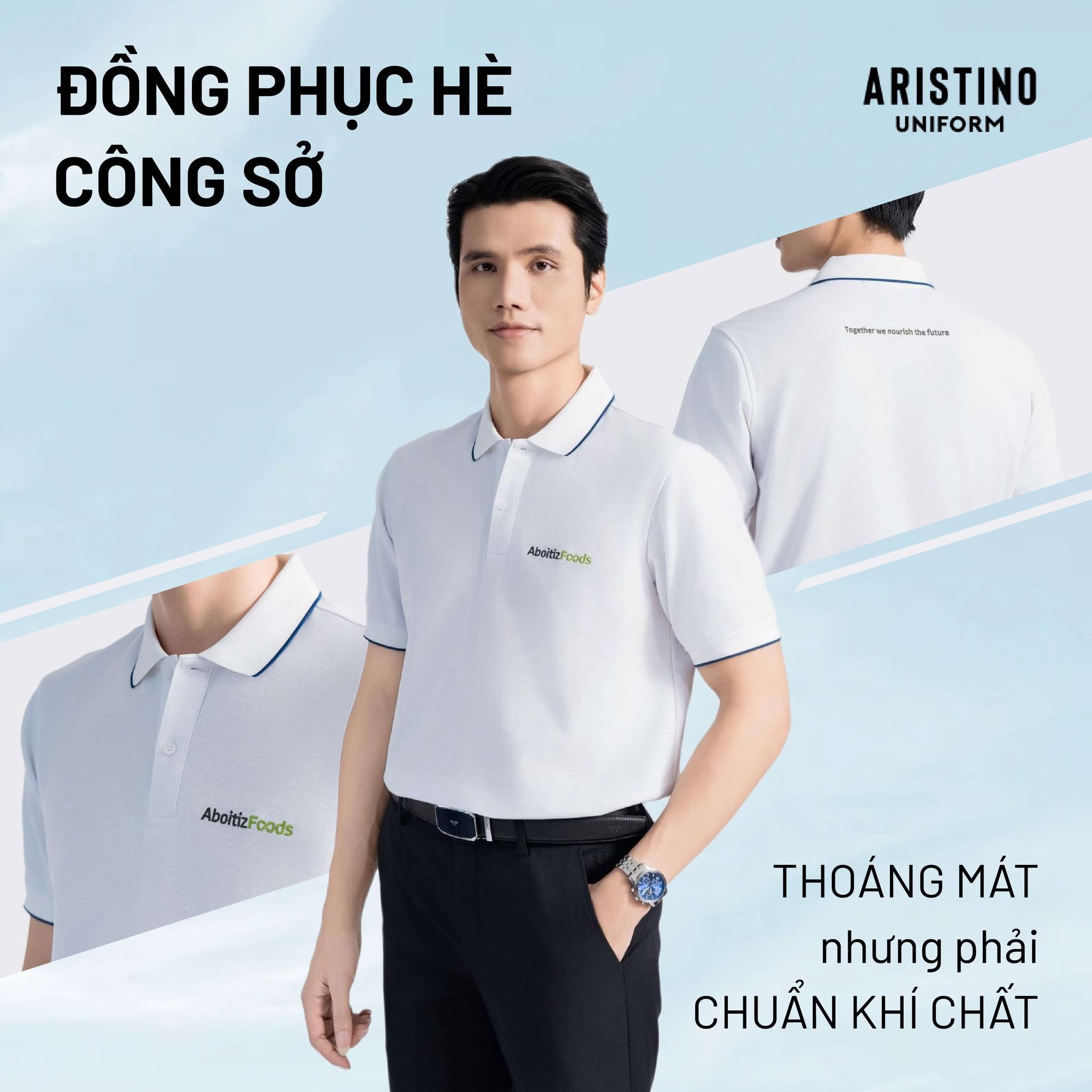 mẫu áo polo đồng phục