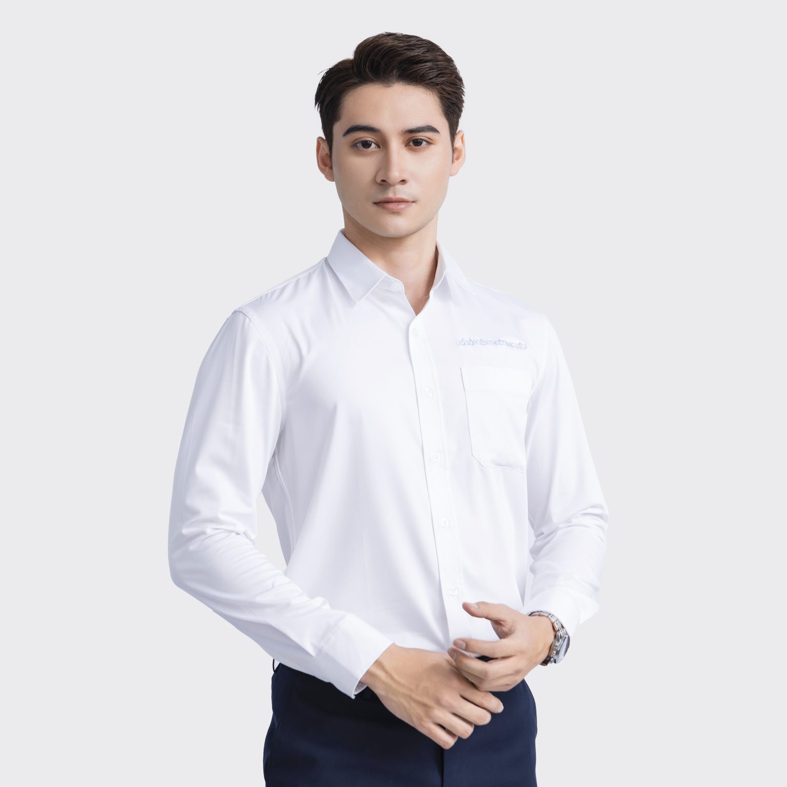 may áo sơ mi đồng phục