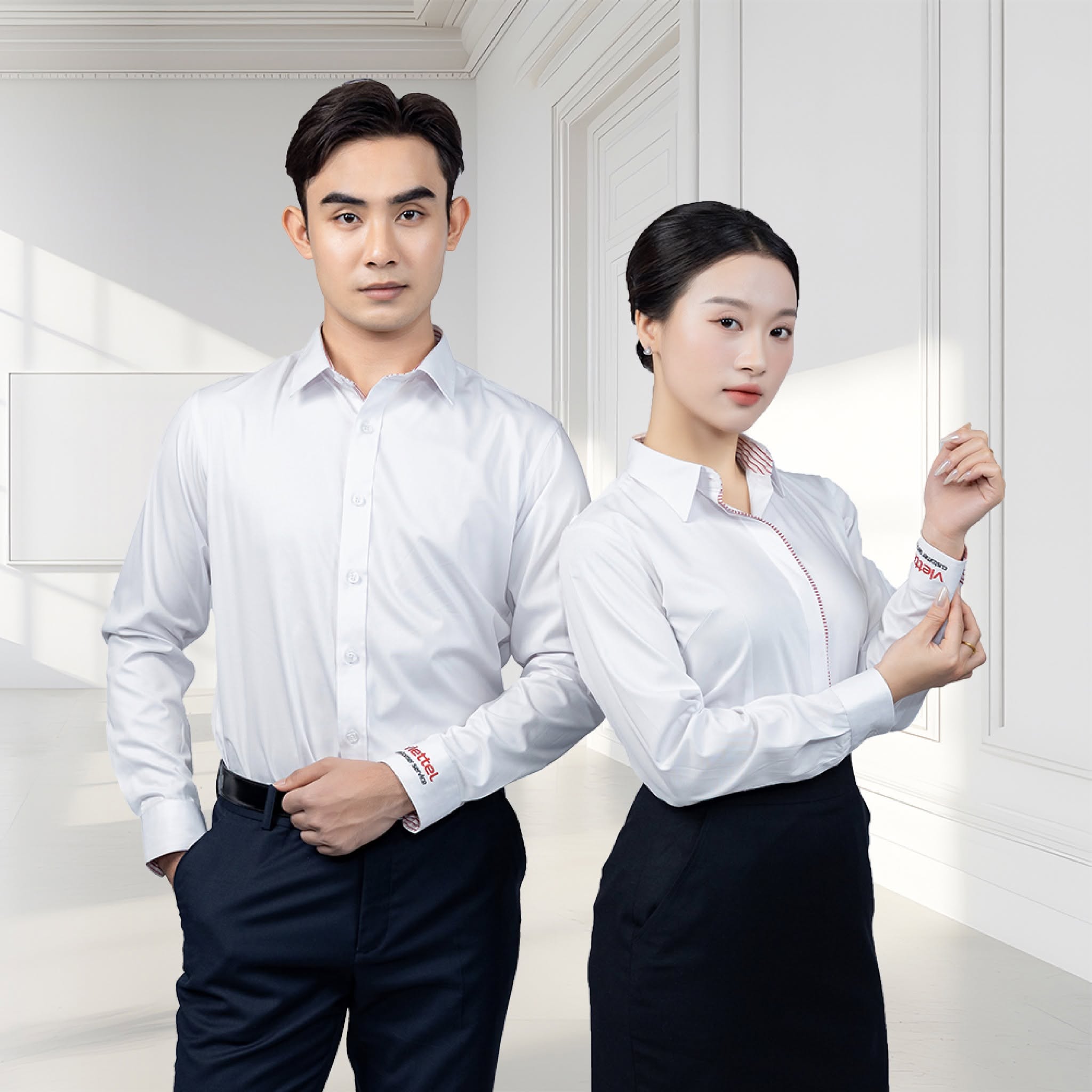 sơ mi đồng phục công sở