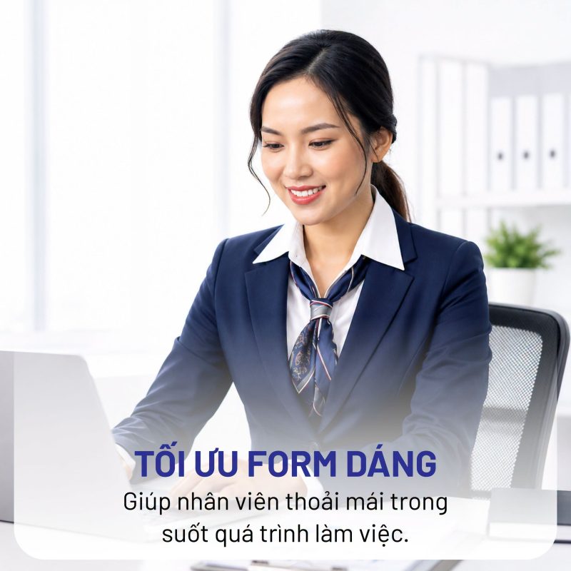 may vest nữ công sở